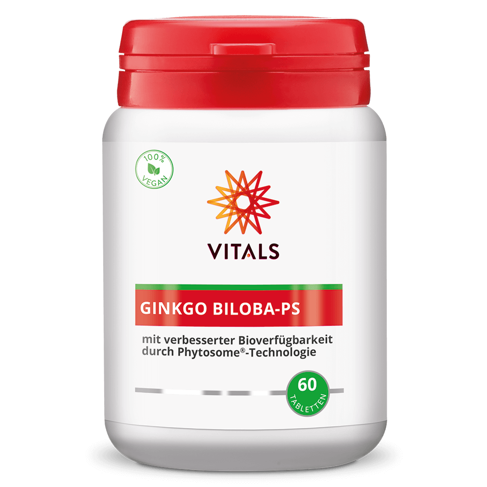 Vitals - Ginkgo Biloba-PS 60 Tabletten