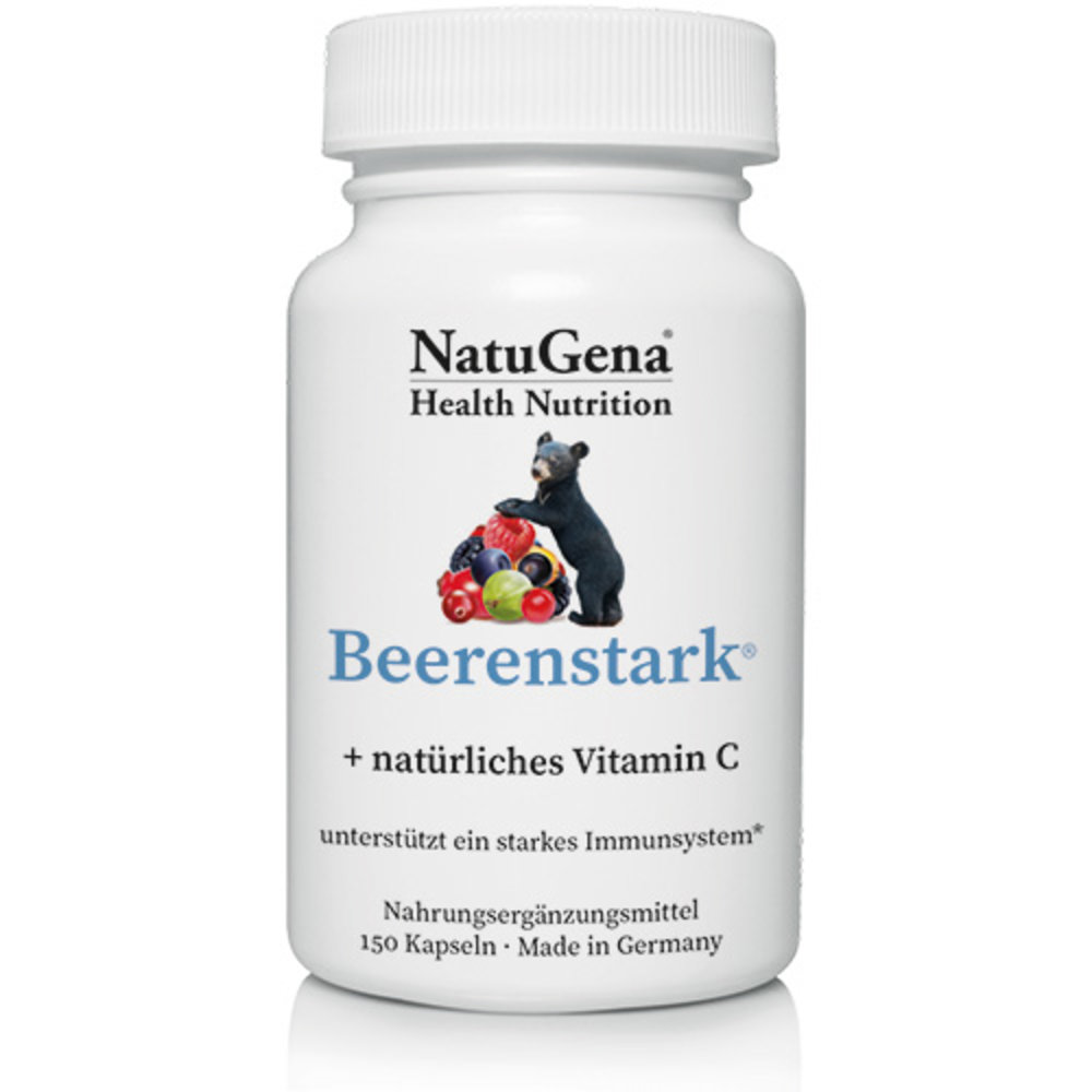 Natugena - Beerenstark® (für Kinder) + natürliches Vitamin C mit Hagebutten-Extrakt