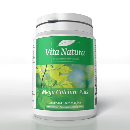 Mega Calcium Plus Vita Natura Knochen