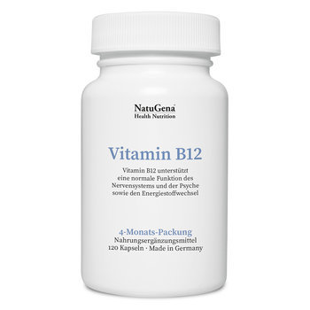 Bioaktiver Vitamin B9 und B12 Komplex Natugena